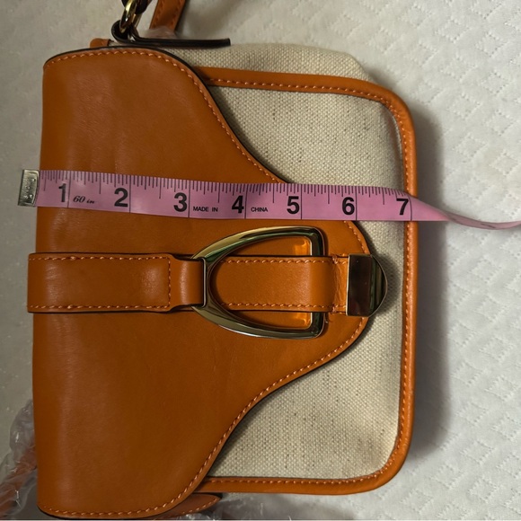 GILI Orange and Linen crossover bag.  Brand new - Picture 8 of 8
